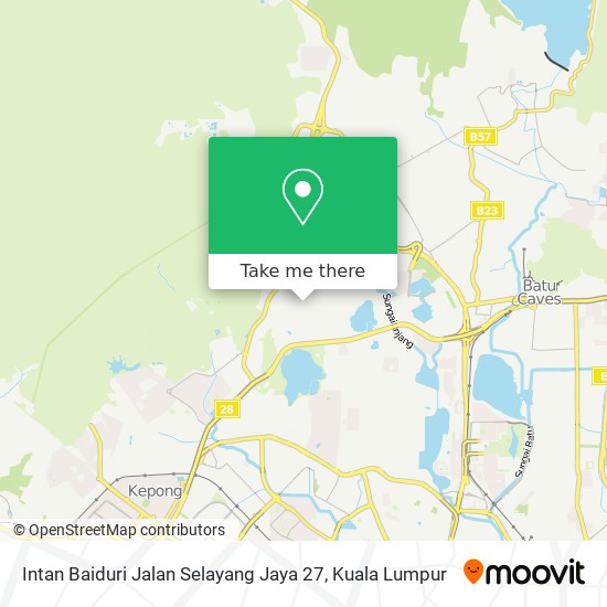Intan Baiduri Jalan Selayang Jaya 27 map