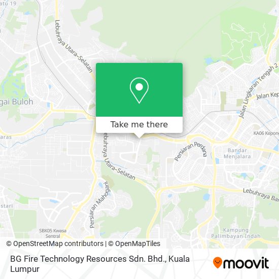 BG Fire Technology Resources Sdn. Bhd. map