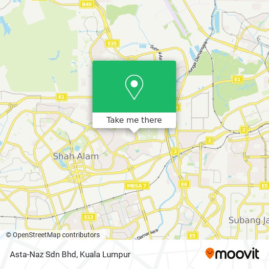 Asta-Naz Sdn Bhd map