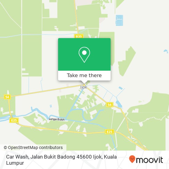 Car Wash, Jalan Bukit Badong 45600 Ijok map