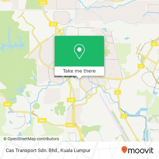 Cas Transport Sdn. Bhd. map