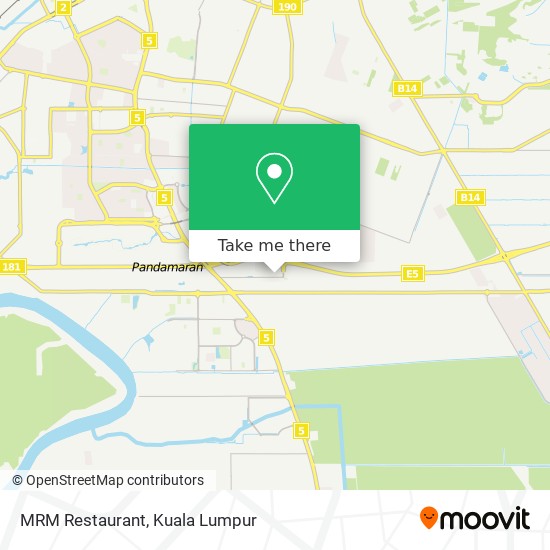 MRM Restaurant map