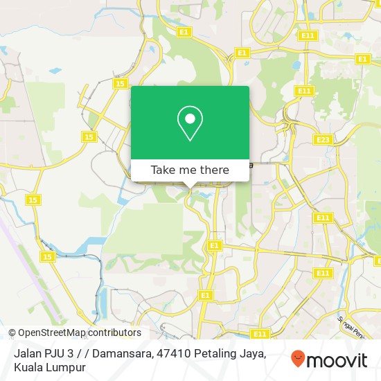 Peta Jalan PJU 3 / / Damansara, 47410 Petaling Jaya