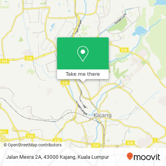 Jalan Mesra 2A, 43000 Kajang map