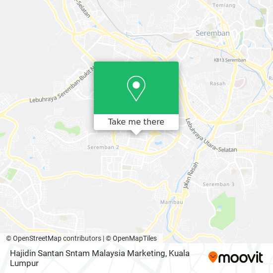 Peta Hajidin Santan Sntam Malaysia Marketing