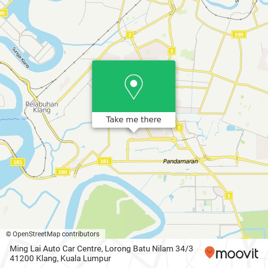 Ming Lai Auto Car Centre, Lorong Batu Nilam 34 / 3 41200 Klang map