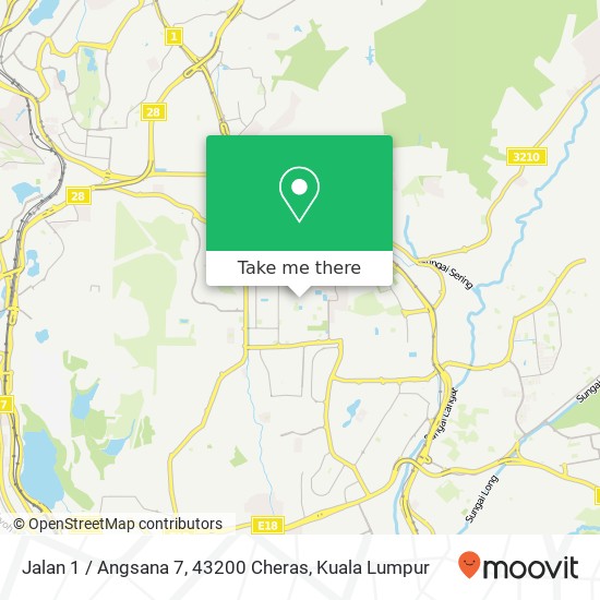 Jalan 1 / Angsana 7, 43200 Cheras map