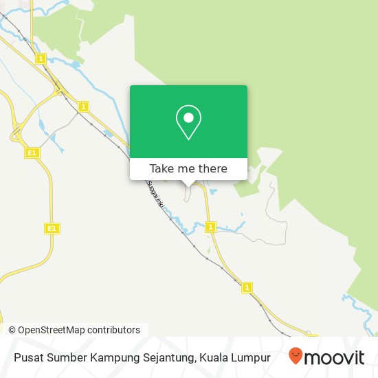 Peta Pusat Sumber Kampung Sejantung