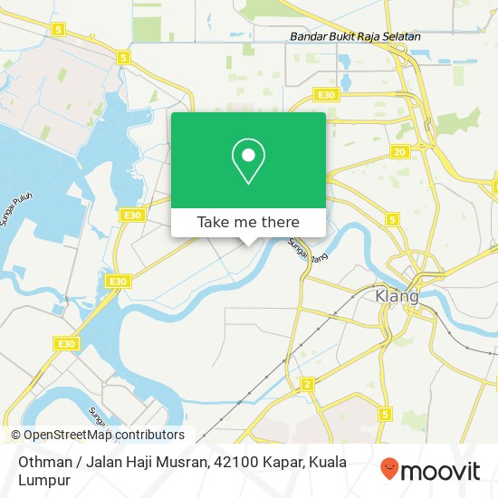 Othman / Jalan Haji Musran, 42100 Kapar map