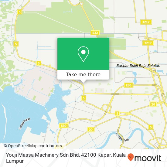 Youji Massa Machinery Sdn Bhd, 42100 Kapar map