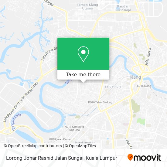Peta Lorong Johar Rashid Jalan Sungai