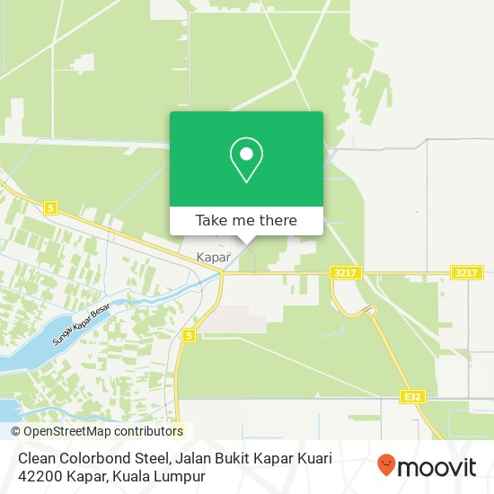 Clean Colorbond Steel, Jalan Bukit Kapar Kuari 42200 Kapar map