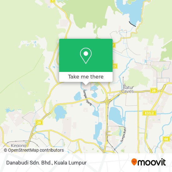 Danabudi Sdn. Bhd. map