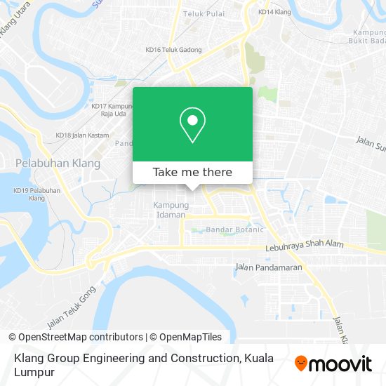 Klang Group Engineering and Construction map