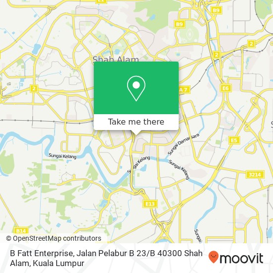 B Fatt Enterprise, Jalan Pelabur B 23 / B 40300 Shah Alam map