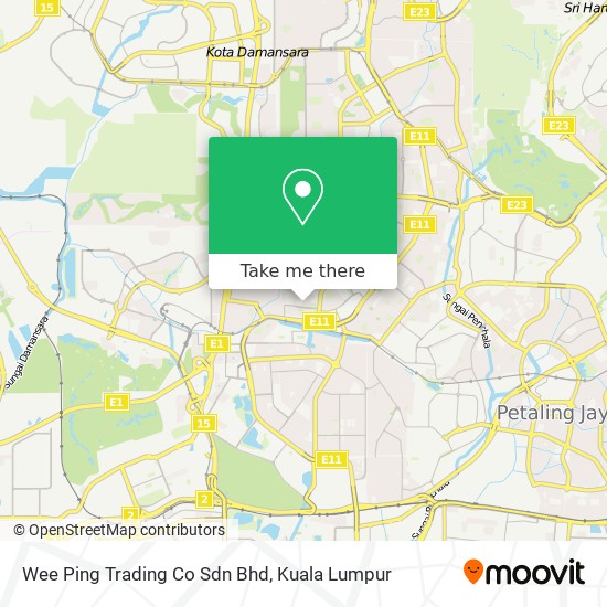 Peta Wee Ping Trading Co Sdn Bhd