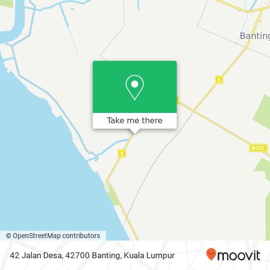 Peta 42 Jalan Desa, 42700 Banting