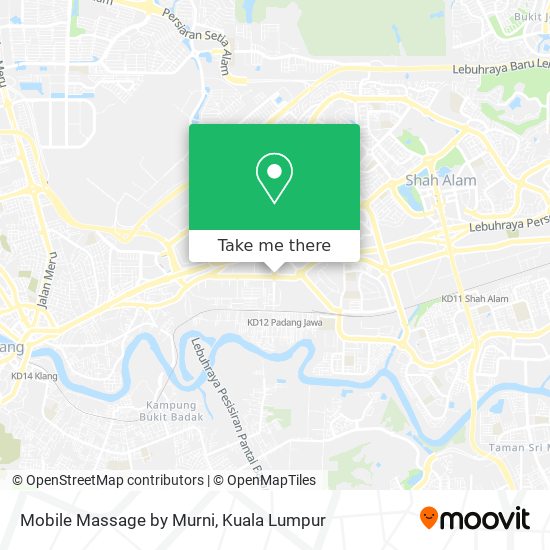 Mobile Massage by Murni map