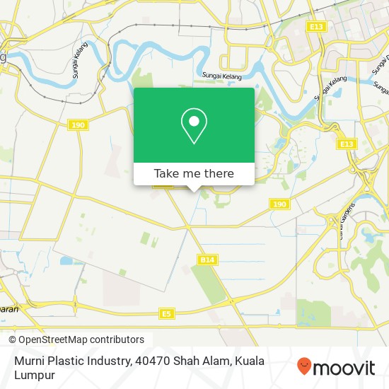 Murni Plastic Industry, 40470 Shah Alam map