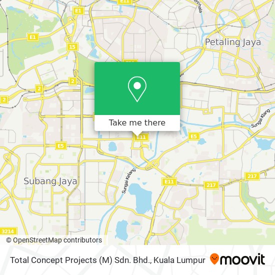 Total Concept Projects (M) Sdn. Bhd. map