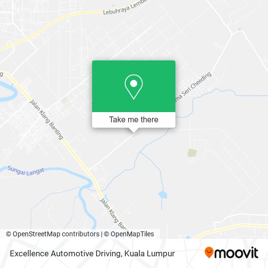 Peta Excellence Automotive Driving, Jalan Sri Cheeding 42700 Jenjarom