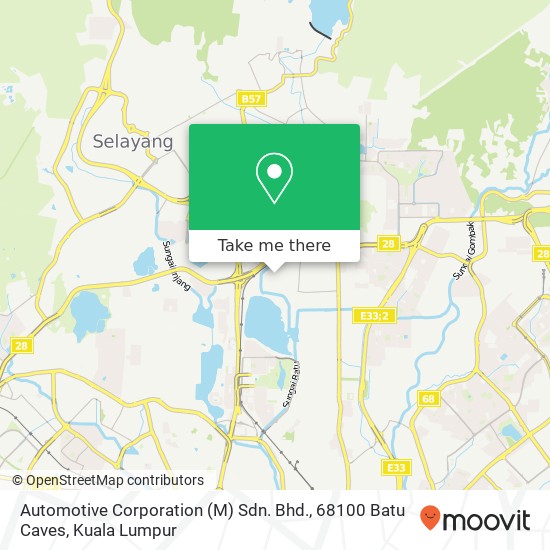 Automotive Corporation (M) Sdn. Bhd., 68100 Batu Caves map