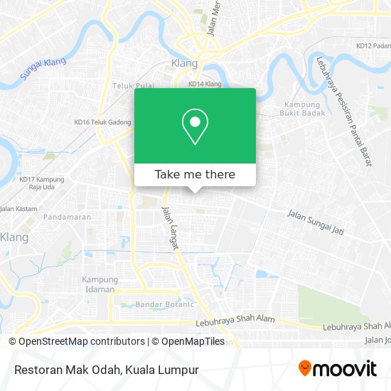 Restoran Mak Odah map