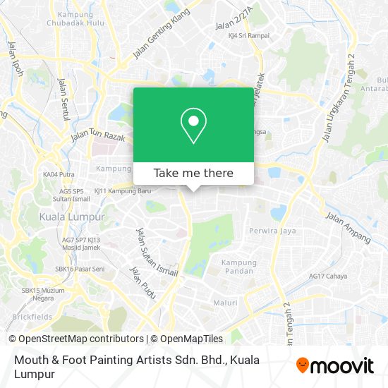 Mouth & Foot Painting Artists Sdn. Bhd. map