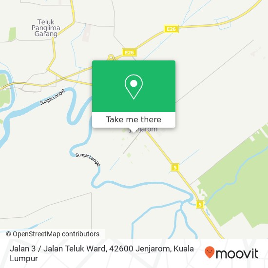 Peta Jalan 3 / Jalan Teluk Ward, 42600 Jenjarom