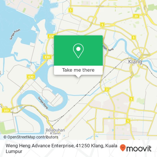 Weng Heng Advance Enterprise, 41250 Klang map