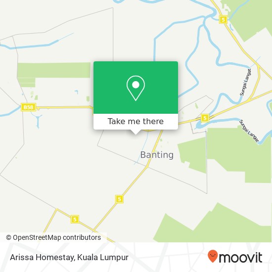 Arissa Homestay map