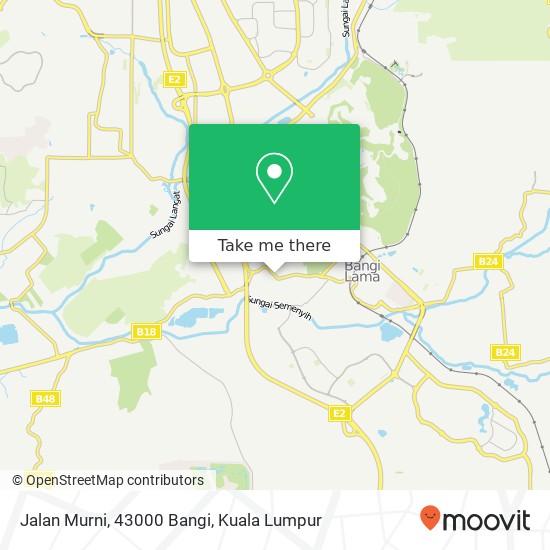 Jalan Murni, 43000 Bangi map