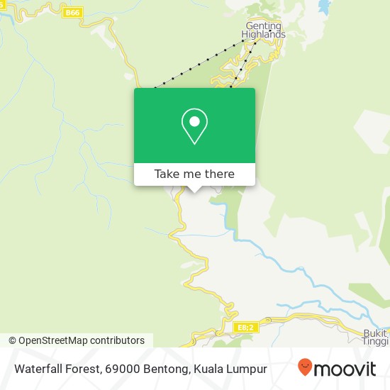 Peta Waterfall Forest, 69000 Bentong