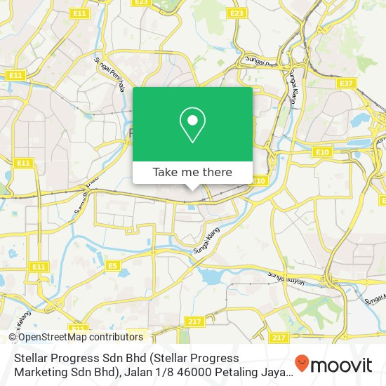 Stellar Progress Sdn Bhd (Stellar Progress Marketing Sdn Bhd), Jalan 1 / 8 46000 Petaling Jaya map