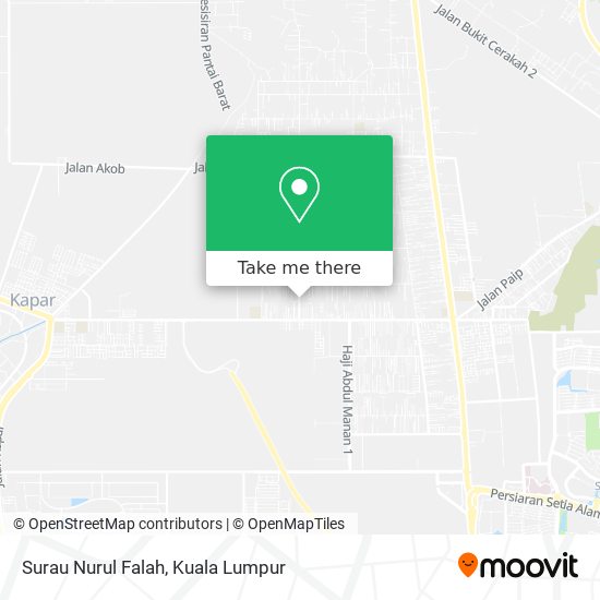 Surau Nurul Falah map