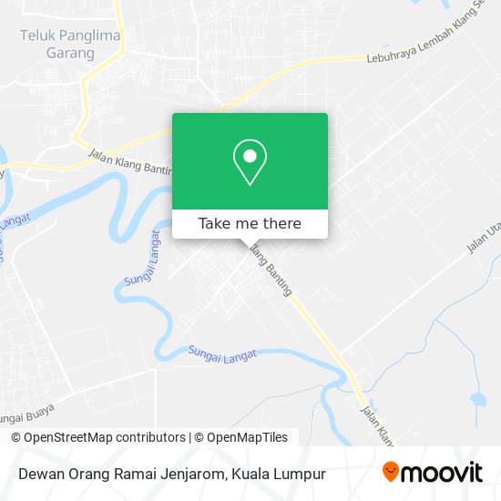 Dewan Orang Ramai Jenjarom map