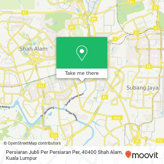 Persiaran Jubli Per Persiaran Per, 40400 Shah Alam map