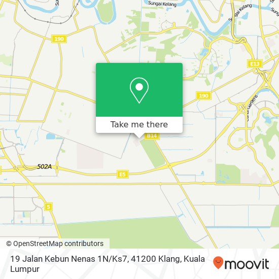 19 Jalan Kebun Nenas 1N / Ks7, 41200 Klang map