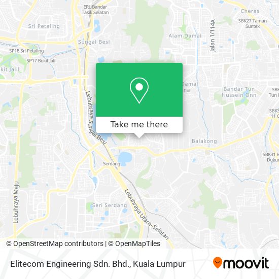 Elitecom Engineering Sdn. Bhd. map