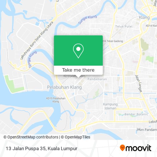 13 Jalan Puspa 35 map