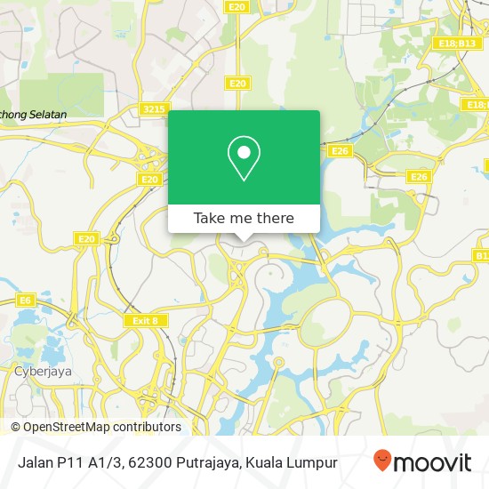 Jalan P11 A1 / 3, 62300 Putrajaya map