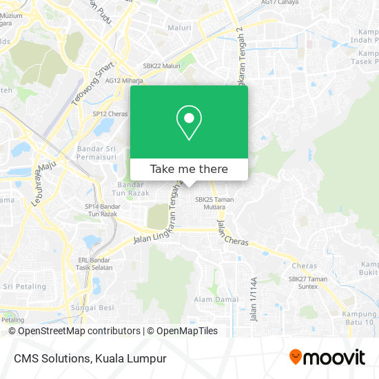 CMS Solutions map