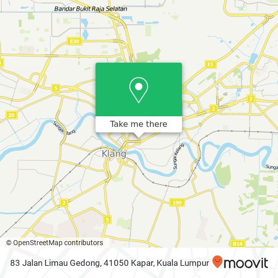 83 Jalan Limau Gedong, 41050 Kapar map