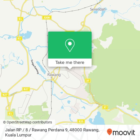 Jalan RP / 8 / Rawang Perdana 9, 48000 Rawang map