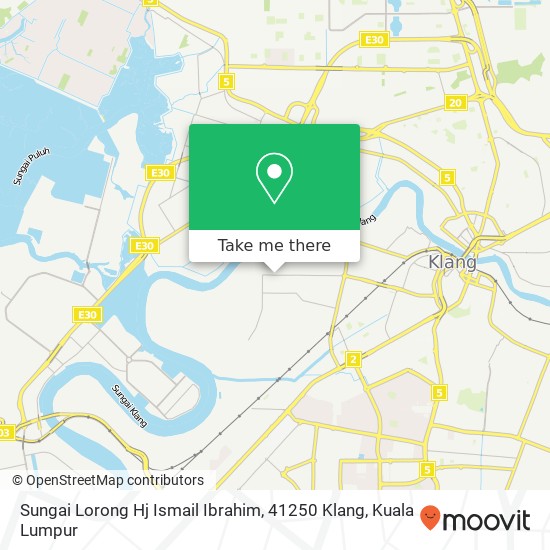 Sungai Lorong Hj Ismail Ibrahim, 41250 Klang map