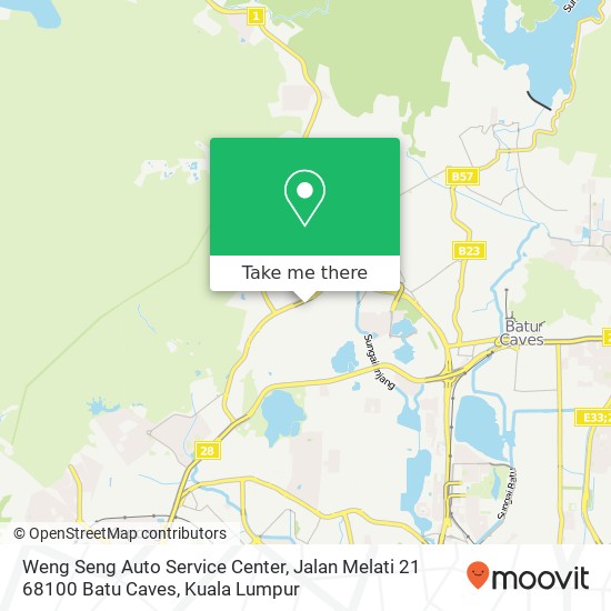 Weng Seng Auto Service Center, Jalan Melati 21 68100 Batu Caves map