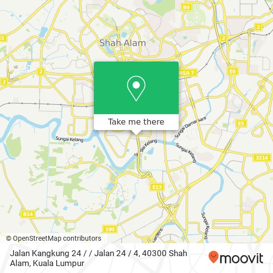 Peta Jalan Kangkung 24 / / Jalan 24 / 4, 40300 Shah Alam
