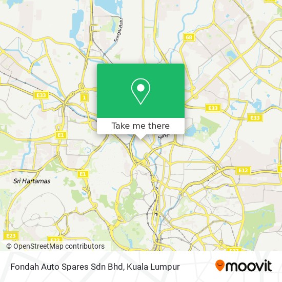 Fondah Auto Spares Sdn Bhd map