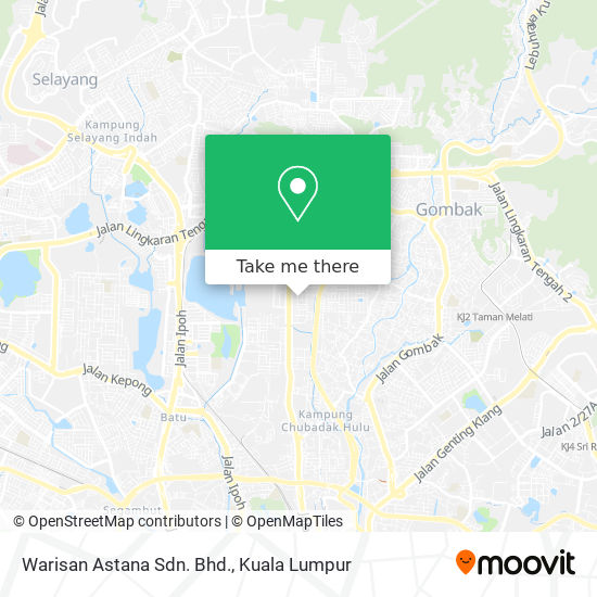 Warisan Astana Sdn. Bhd. map