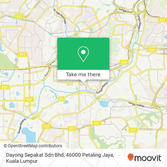 Dayong Sepakat Sdn Bhd, 46000 Petaling Jaya map